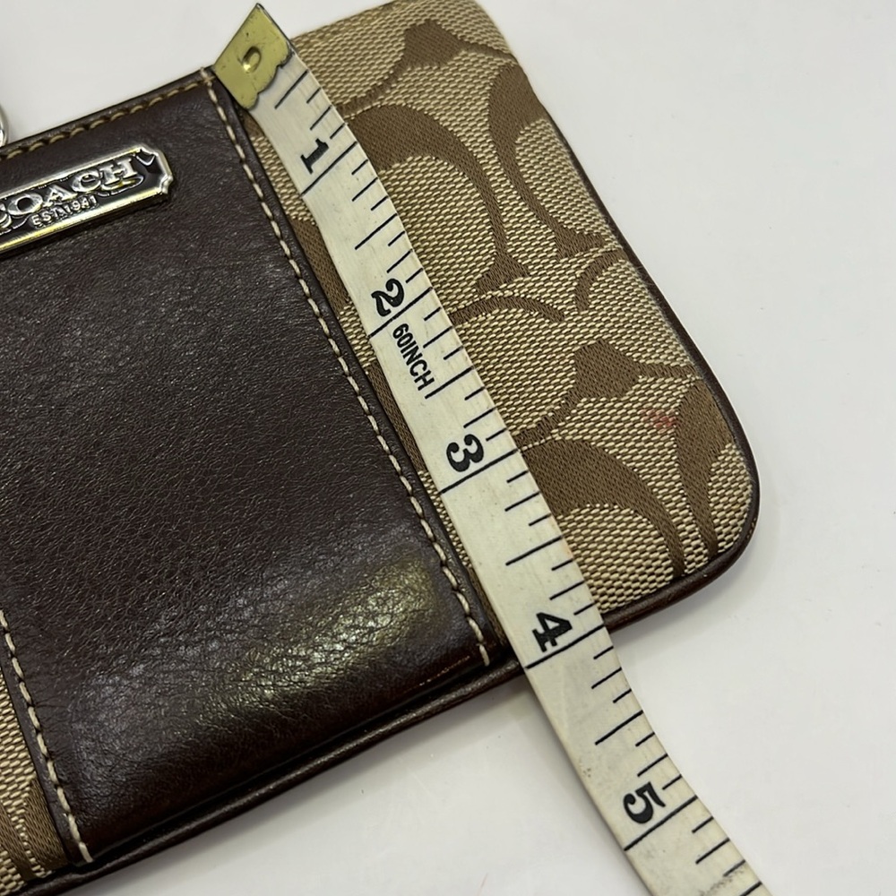 Coach Brown Signature Wristlet - Picture 11 of 11